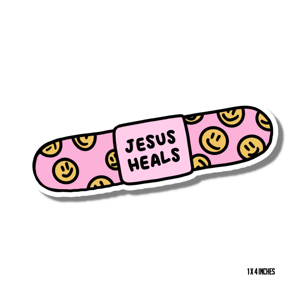 Jesus Heals Sticker