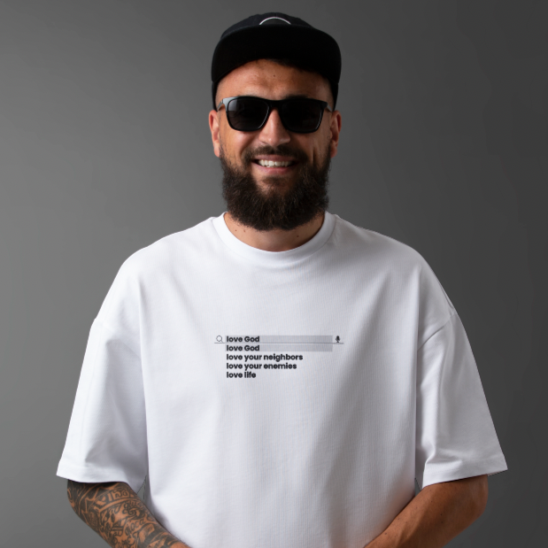 Love GOD Unisex White Shirt