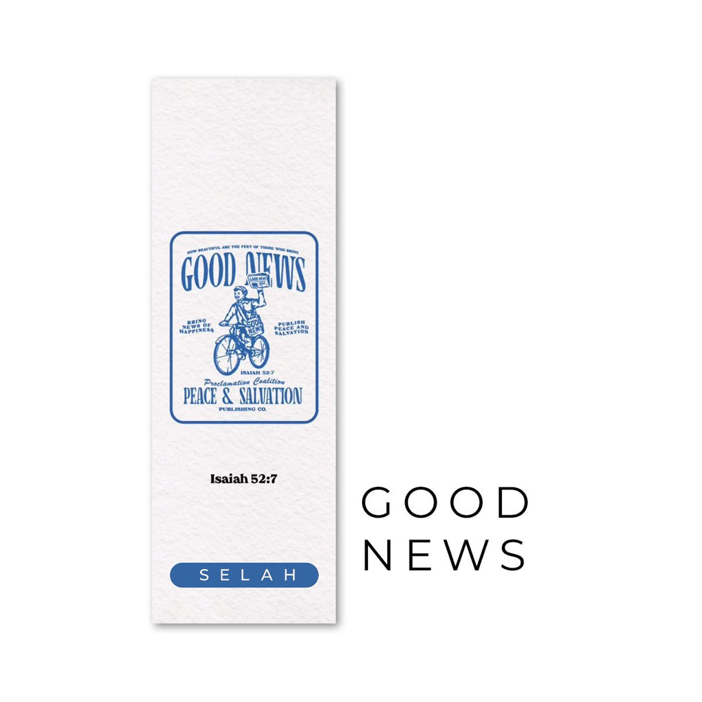 Good News Bookmark - Selah